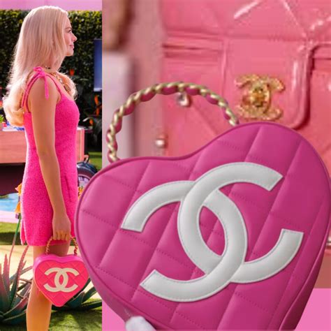 barbie movie chanel bag heart|barbie movie chanel purses.